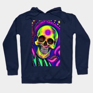 Colorful skull artwork Hoodie